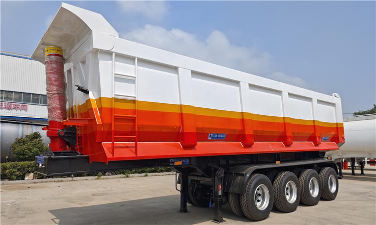 4 Axle 40 Cubic Tipper Semi Trailer for Sale In Cameroon