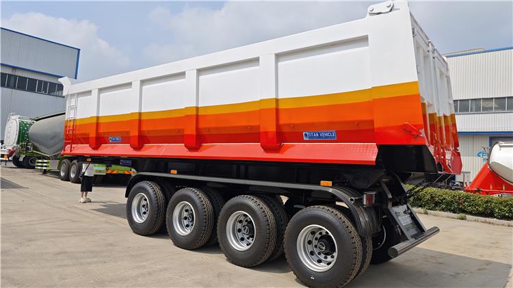 4 Axle 40 Cubic Tipper Semi Trailer for Sale In Cameroon