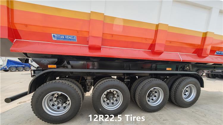 4 Axle 40 Cubic Tipper Semi Trailer for Sale In Cameroon