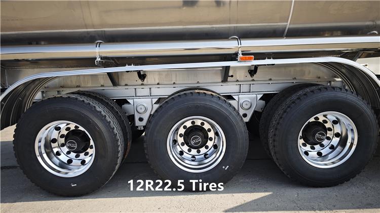 40000 Litre Aluminum Fuel Tanker Trailer for Sale In Costa Rica