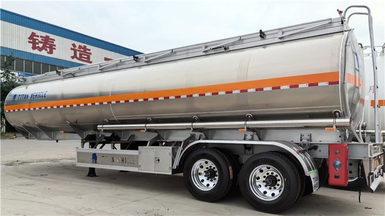 2 Axle 42000 L Aluminum Alloy Tanker Trailer for Sale In Guam
