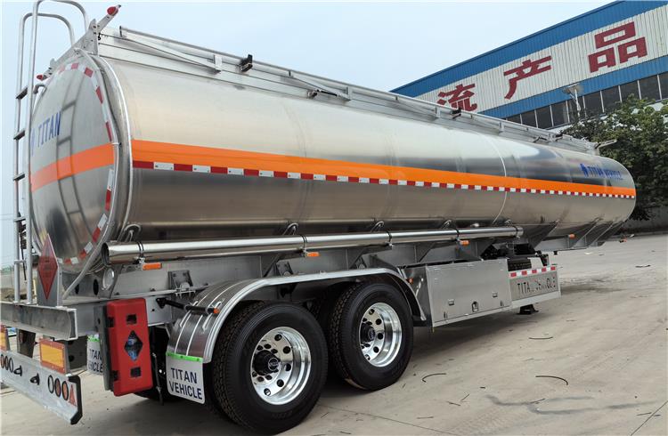 2 Axle 42000 L Aluminum Alloy Tanker Trailer for Sale In Guam