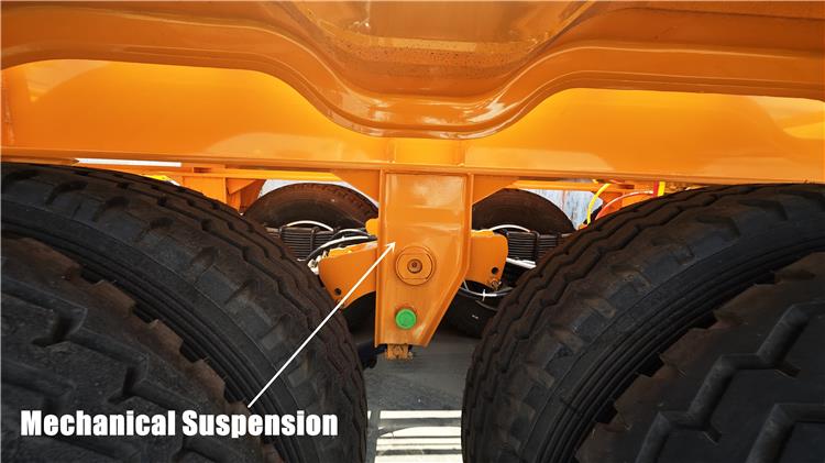 40 foot Side Loader Trailer with 37 Ton Capacity Crane