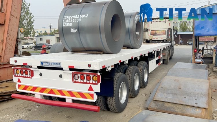 flatbed trailer