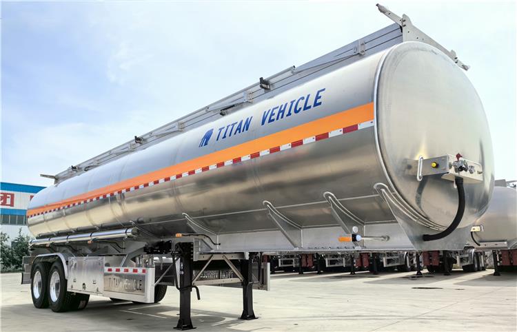 2 Axle Aluminum Tanker Trailer for Sale In Costa Rica
