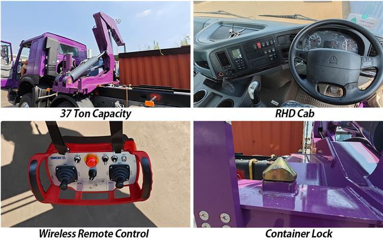20ft Container Side Loader Truck For Sale In Jamaica - Side Lifter Truck