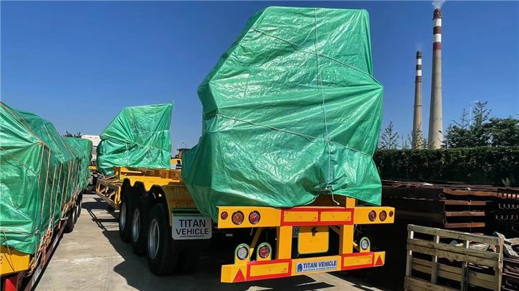 40 foot Side Loader Trailer with 37 Ton Capacity Crane for Sale In Jamaica
