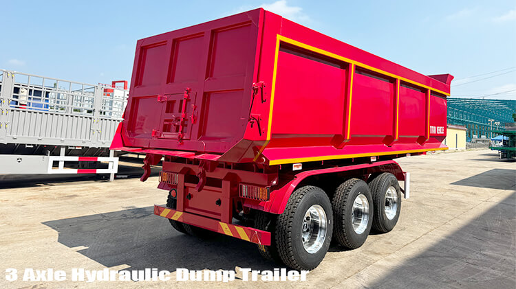 End Dump Dumper Truck Semi Trailers for Sale in Jamaica