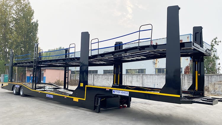 2 Axle Car Transporter Trailer for Sale in Tanzania