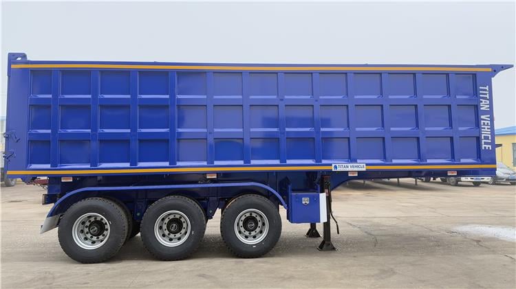 3 Axle 60 Ton Tipper Semi Trailer Price for Sale In Tanzania Dar es Salaam