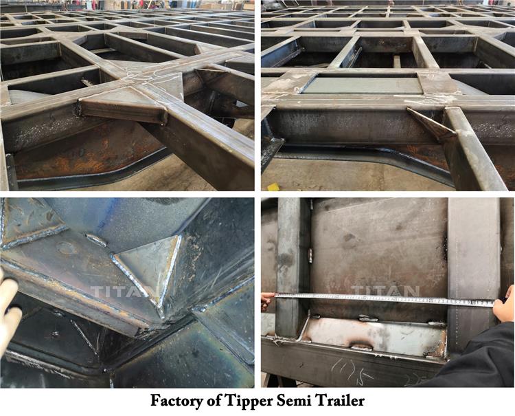 3 Axle 60 Ton Tipper Semi Trailer Price for Sale In Tanzania Dar es Salaam