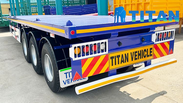 Flat Bed Trailer Price | Heavy Duty 40 Ft Semi Flatbed Trailer for Sale in Zimbabwe