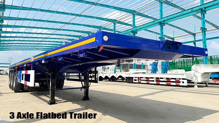 Flat Bed Trailer Price | Heavy Duty 40 Ft Semi Flatbed Trailer for Sale in Zimbabwe