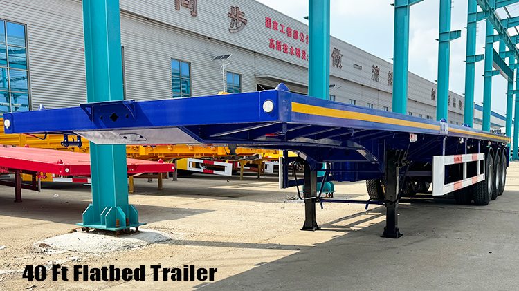 Flat Bed Trailer Price | Heavy Duty 40 Ft Semi Flatbed Trailer for Sale in Zimbabwe