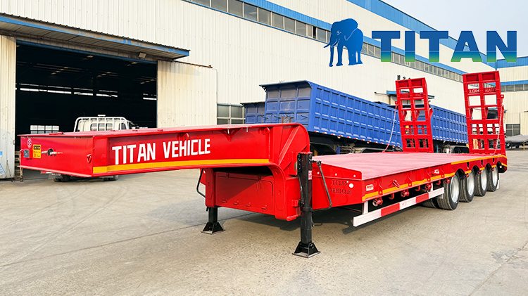 4 Axle 100 Ton Lowbed Low Loader Trailer for Sale Price in Zimbabwe