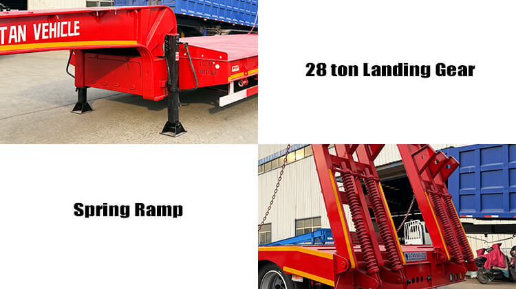 4 Axle 100 Ton Lowbed Low Loader Trailer for Sale Price in Zimbabwe