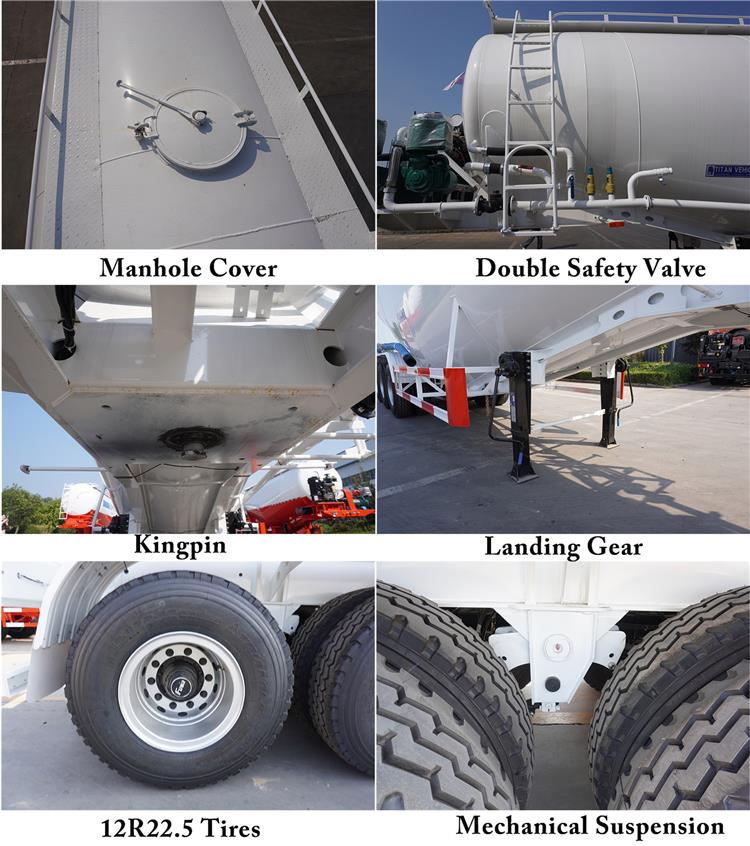 3 Axle Cement Tanker Trailer for Sale In Guam Hagatna