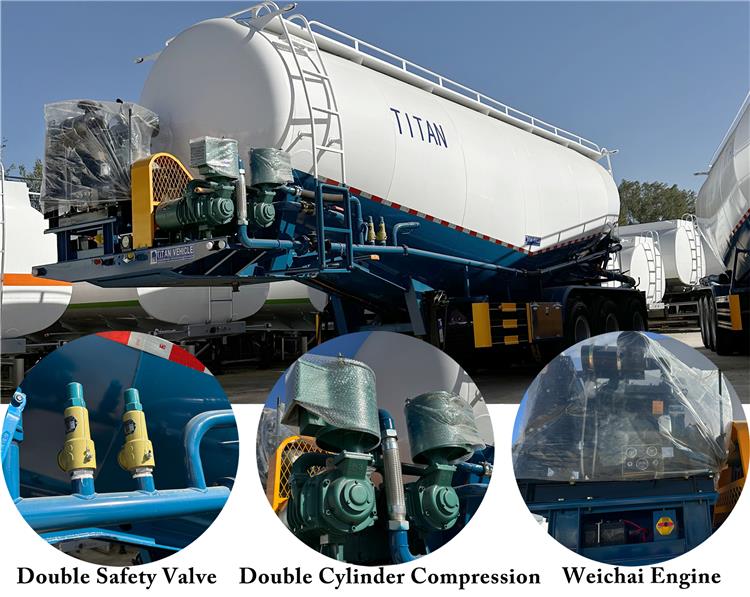60 Ton Cement Tanker Trailer for Sale In Guam