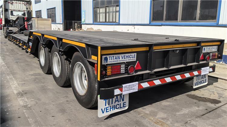 80/100 Ton Hydraulic Detachable Gooseneck Lowboy Trailer in Guaga,Guam
