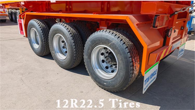 3 Axle 30CBM Tipper Trailer Price for Sale In Sierra Leone