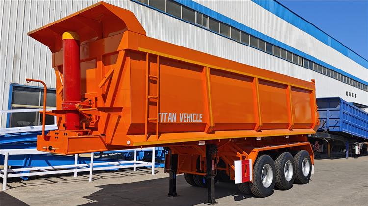 3 Axle 30CBM Tipper Trailer Price for Sale In Sierra Leone