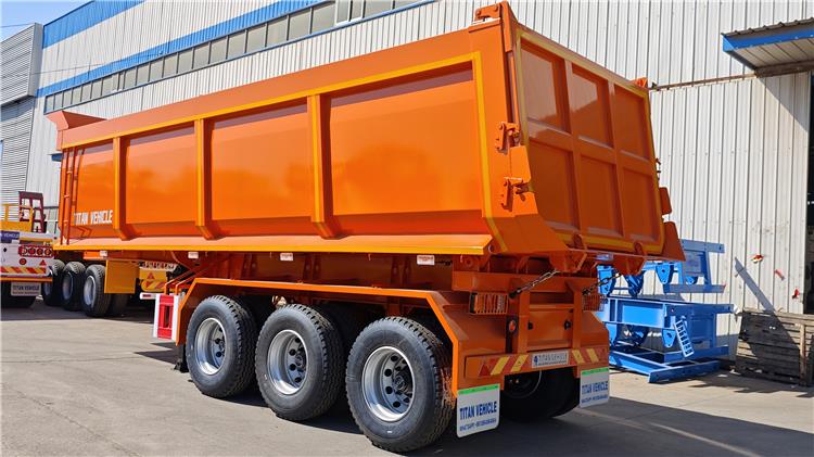 3 Axle 30CBM Tipper Trailer Price for Sale In Sierra Leone