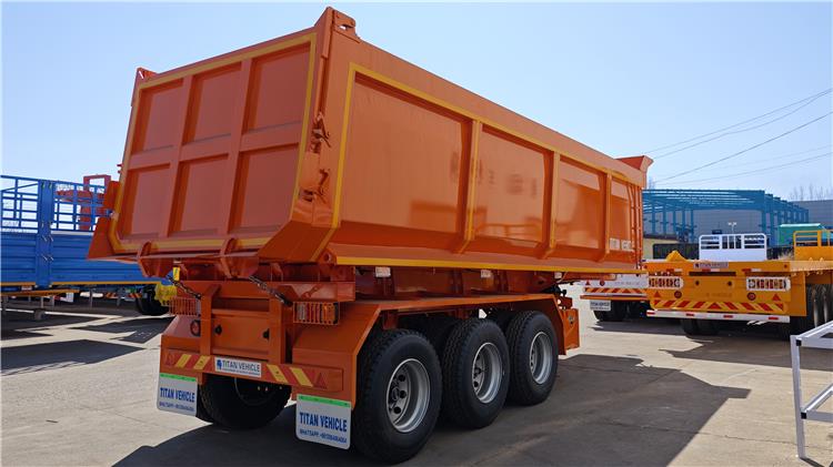 3 Axle 30CBM Tipper Trailer Price for Sale In Sierra Leone