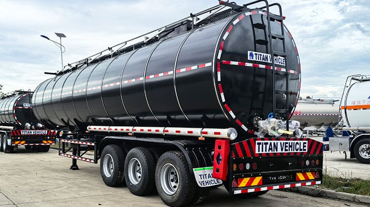 40000 Liters Bitumen Tanker Semi Trailers for Sale in Guyana