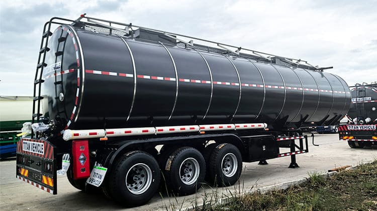 40000 Liters Bitumen Tanker Semi Trailers for Sale in Guyana