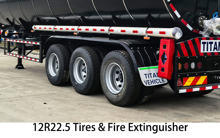 40000 Liters Bitumen Tanker Semi Trailers for Sale in Guyana