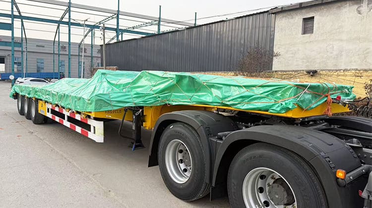 Tri Axle 50 Ton Semi Lowbed Trailer for Sale in Guyana