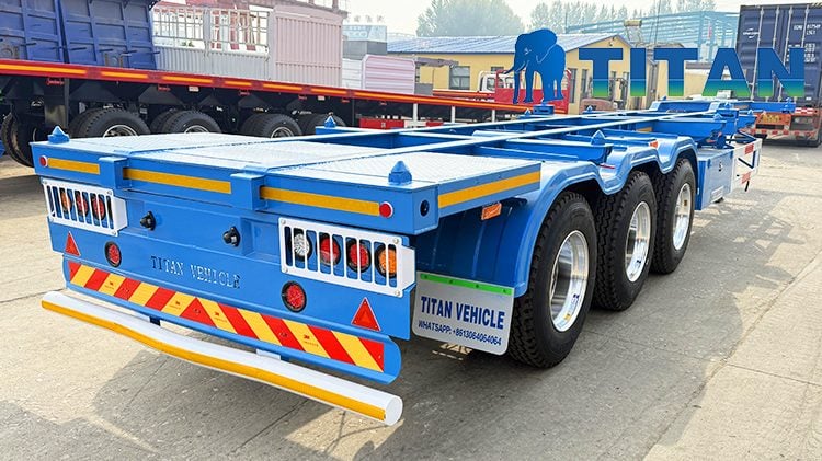 40 Ft Skeleton Trailer for Sale | Gooseneck Container Trailer in Guyana