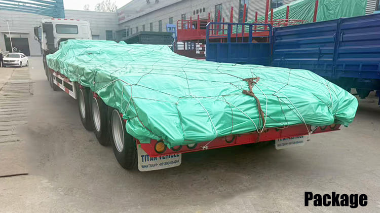 3 Axle 40 Feet Low Low Bed Semi Trailer Truck Price for Sale in Nigeria
