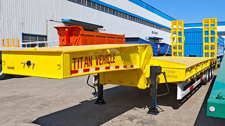 3 Axle Semi Truck Low Loader Trailer for Sale in Nigeria