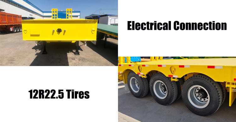 3 Axle Semi Truck Low Loader Trailer for Sale in Nigeria