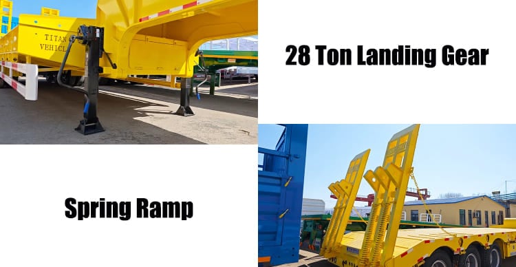 3 Axle Semi Truck Low Loader Trailer for Sale in Nigeria