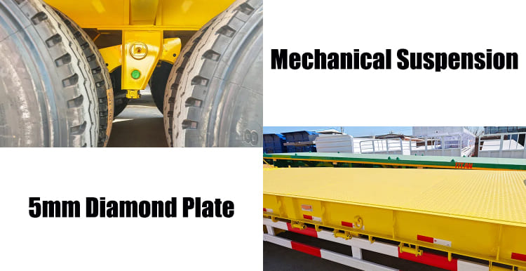 3 Axle Semi Truck Low Loader Trailer for Sale in Nigeria