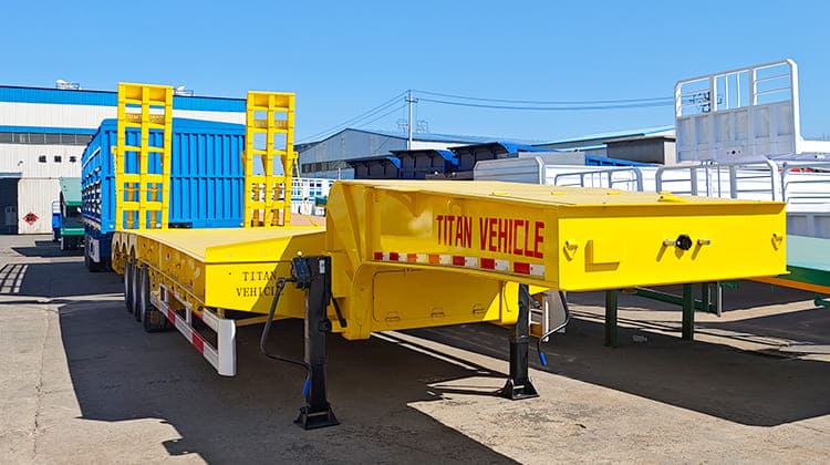 3 Axle Semi Truck Low Loader Trailer for Sale in Nigeria