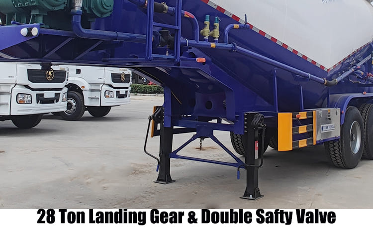 35CBM Pneumatic Dry Bulk Cement Tank Semi Trailer | Cement Bulk Carrier Tankers for Sale in Nigeria