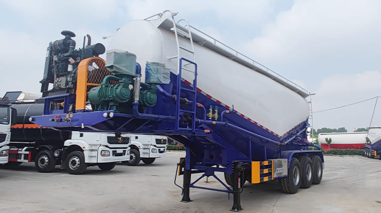 35CBM Pneumatic Dry Bulk Cement Tank Semi Trailer | Cement Bulk Carrier Tankers for Sale in Nigeria