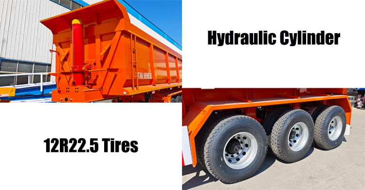 3 Axle Tractor Semi Tipper Tipping Trailer Manufacturers for Sale Near Me in Nigeria
