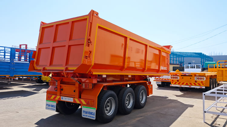 3 Axle Tractor Semi Tipper Tipping Trailer Manufacturers for Sale Near Me in Nigeria