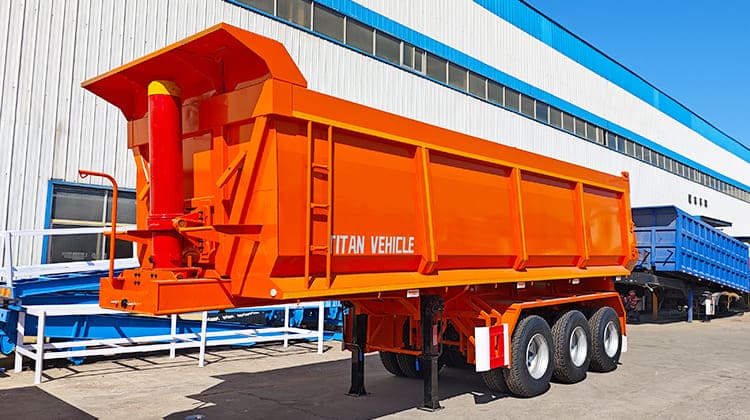 3 Axle Tractor Semi Tipper Tipping Trailer Manufacturers for Sale Near Me in Nigeria