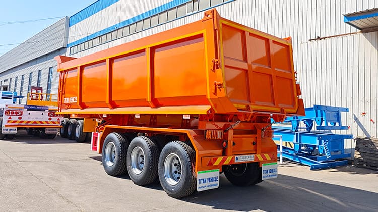 3 Axle Tractor Semi Tipper Tipping Trailer Manufacturers for Sale Near Me in Nigeria