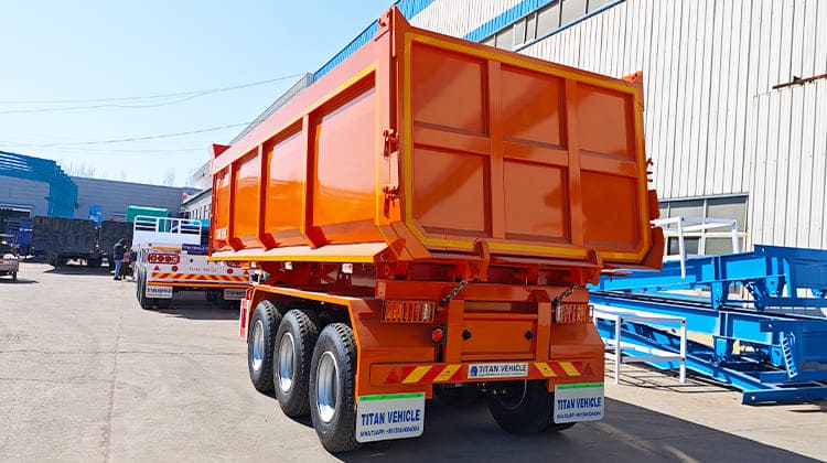 3 Axle Tractor Semi Tipper Tipping Trailer Manufacturers for Sale Near Me in Nigeria
