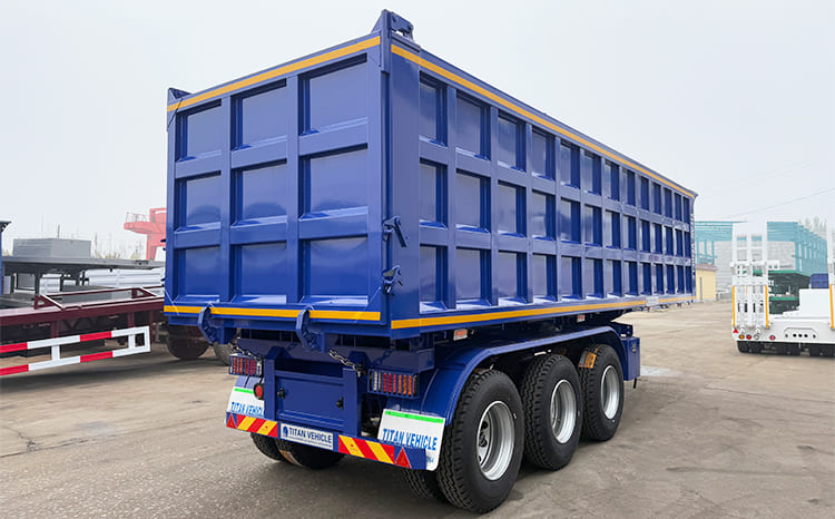 35 CBM Hydraulic New Dumper Trailer Price of Tipper for Sale in Nigeria