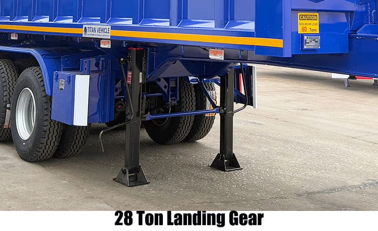 35 CBM Hydraulic New Dumper Trailer Price of Tipper for Sale in Nigeria