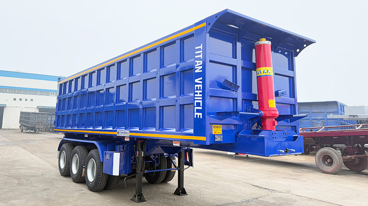 35 CBM Hydraulic New Dumper Trailer Price of Tipper for Sale in Nigeria