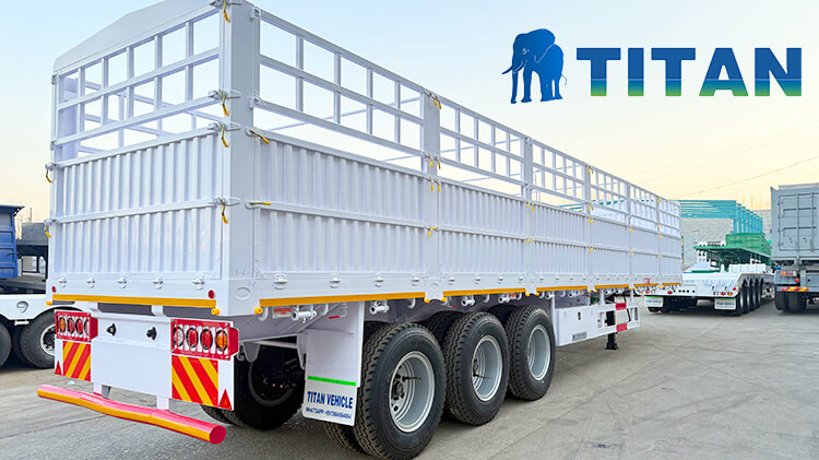 3 Axle Fence Semi Trailer for Sale in Ghana
