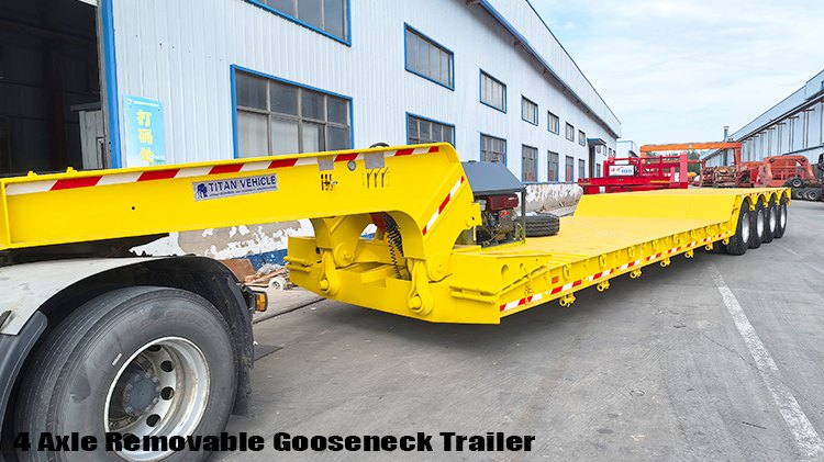 4 Axle Removable Gooseneck Trailer | Rng Trailers for Sale in Ghana